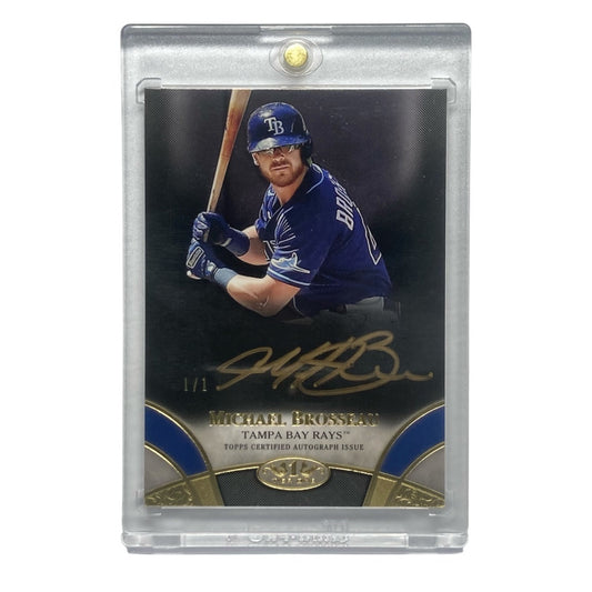 TOPPS MLBカード TIER ONE MICHAEL BROSSEAU RAYS 1/1 #BOA-MB 中古 IT2