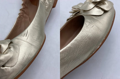 TORY BURCH トリーバーチ ブロッサム バレエシューズ サイズ6M レディース 中古 D4
