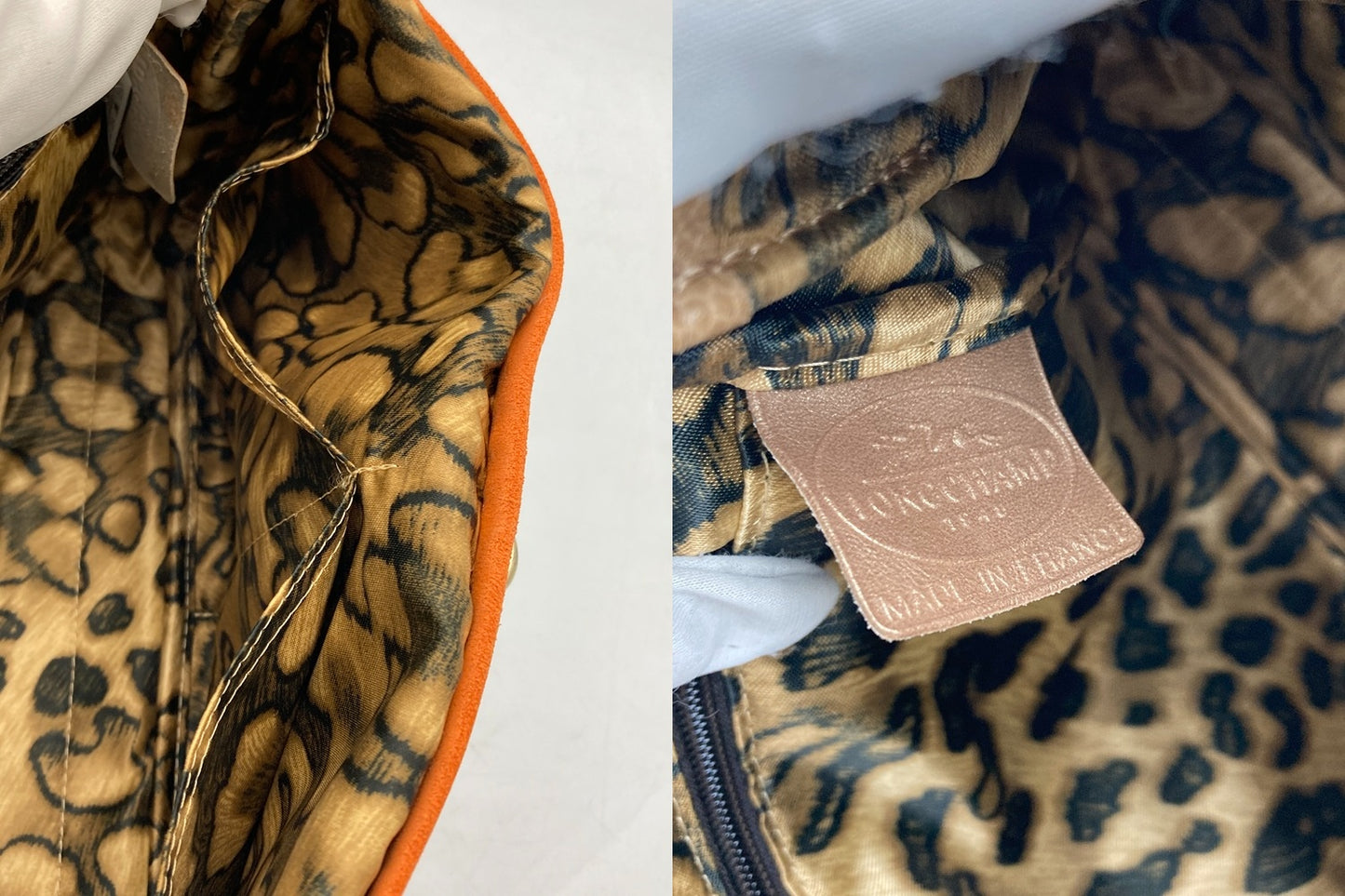 LONGCHAMP ロンシャン レザー ターンロック ショルダーバッグ 中古 D4