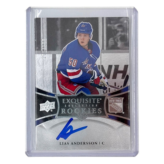 UPPER DECK NHLカード EXQUISITE COLLECTION LIAS ANDERSSON RANGERS 171/199 #R10 中古 IT1