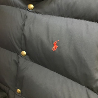 POLO RALPH LAUREN ラルフローレン ダウンベスト リバーシブル イエロー/ネイビー 160㎝ 中古 M1