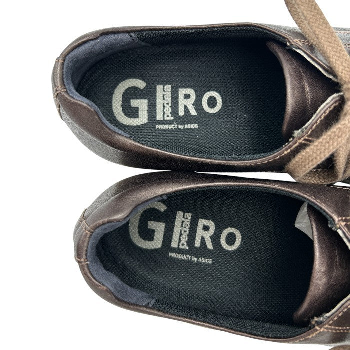 asics アシックス ペダラ ジーロ コンフォート スニーカー WGA253 23.5cm レディース 靴 シューズ 本革 レザー 中古 W４