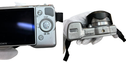 SONY ソニー ミラーレス一眼 NEX-5N ダブルレンズキット デジタルカメラ 家電 撮影 バッテリー付 中古 W４