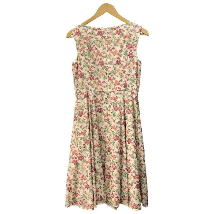 TOCCA トッカ WOODHAM EMB ワンピース レディース ドレス ポリエステル ノースリーブ 刺繍 花柄 ご家庭で水洗い可 ピンク サイズ2 OPTOIM0340 中古 T1