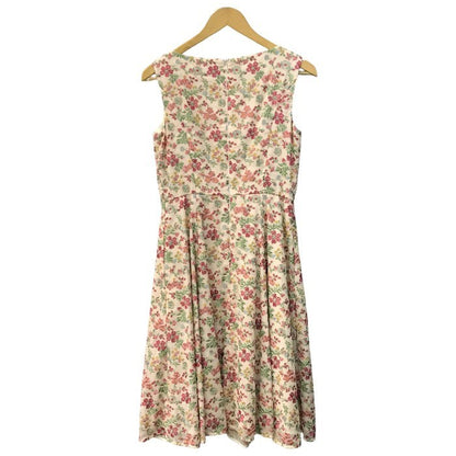 TOCCA トッカ WOODHAM EMB ワンピース レディース ドレス ポリエステル ノースリーブ 刺繍 花柄 ご家庭で水洗い可 ピンク サイズ2 OPTOIM0340 中古 T1