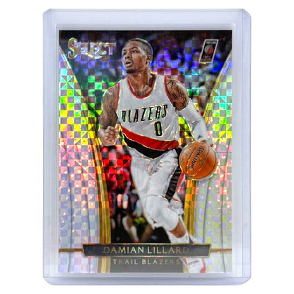 PANINI NBAカード SELECT PRIZM DAMIAN LILLARD PORTLAND TRAIL BLAZERS #218 中古 IT1