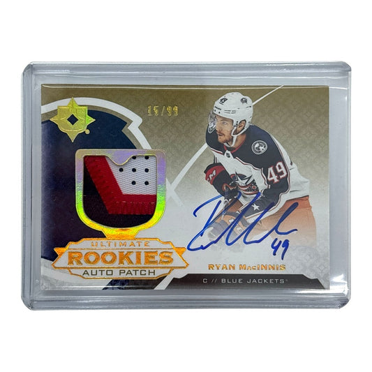UPPER DECK NHLカード ULTIMATE COLLECTION RYAN MACLNNIS BLUE JACKETS 15/99 #168 中古 IT1