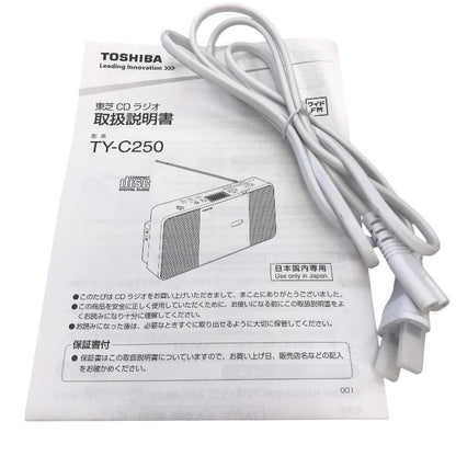 TOSHIBA 東芝 CDラジオ TY-C250-W 中古 Y1