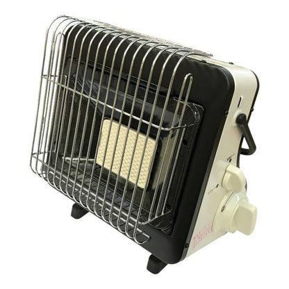 イワタニ カセットガスストーブ ブラック/ホワイト 速暖 持ち運び簡単 屋内専用 ガスボンベ CB-STV-EX 中古 T1