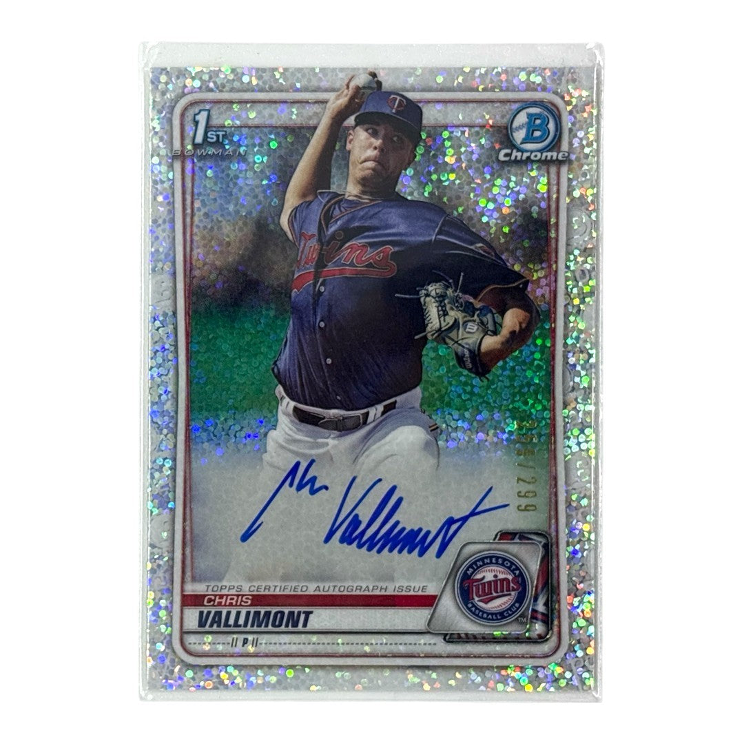 TOPPS MLBカード BOWMAN CHROME 1ST CHRIS VALLIMONT MINNESOTA TWINS /299 #CPA-CV 中古 IT1