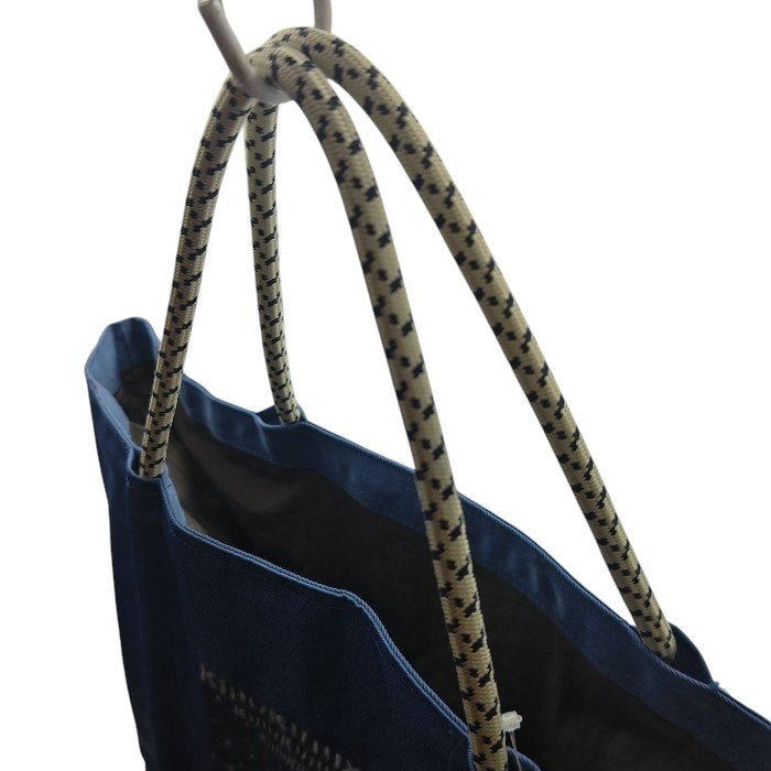 KINOKUNIYA 紀ノ国屋 ロープハンドル 保冷バッグ ブルー 中古 H4