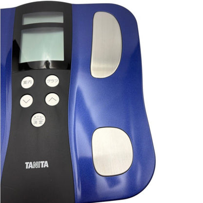 TANITA タニタ 体組成計 BC-J03 体重計 体脂肪 ブルー 家電製品 健康家電 中古 W４