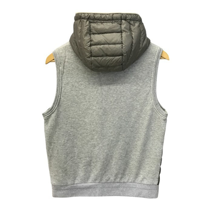 MONCLER モンクレール ダウンベスト レディース ナイロン/コットン スウェット フード グレー Mサイズ B10918437500 80945 中古 T1