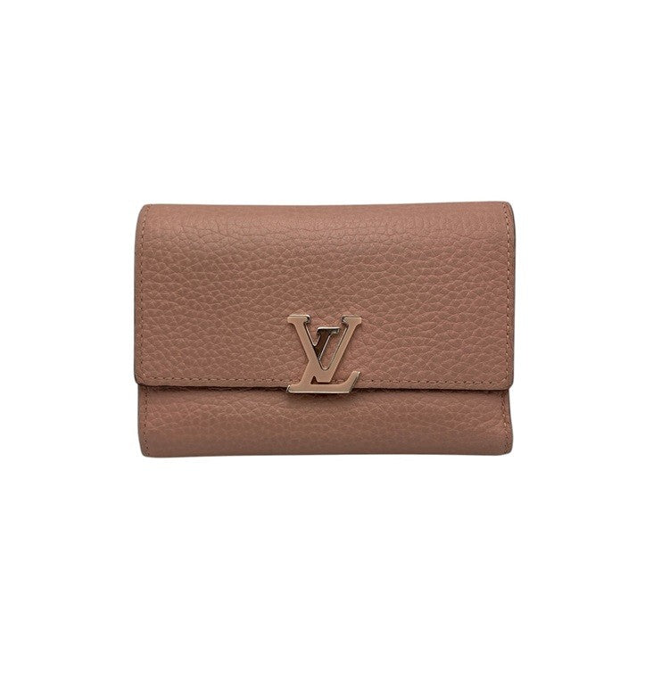 LOUIS VUITTON ルイヴィトン ポルトフォイユカプシーヌ 3つ折り財布  M62156 中古 D4