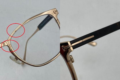 TOM FORD トムフォード チタニウム 度入り眼鏡 メガネフレーム TF5483 028 中古 D4