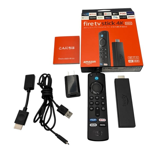 Amazon アマゾン Fire TV Stick 4K Max 第1世代 ファイヤー ティービー スティック アマゾンプライム ネットフリックス YouTube 中古 W４