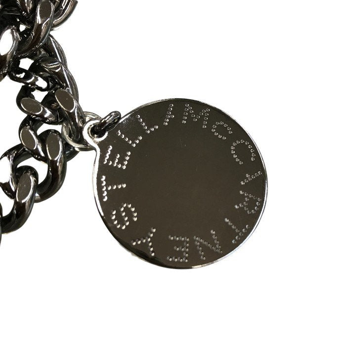 ステラマッカートニー ファラベラ フォールドオーバー トートバッグ レディース クラッチ ショルダー チェーン ノンレザー グレー 中古 T1