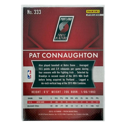 PANINI NBAカード PRIZM PAT CONNAUGHTON PORTLAND TRAIL BLAZERS #333 中古 IT1