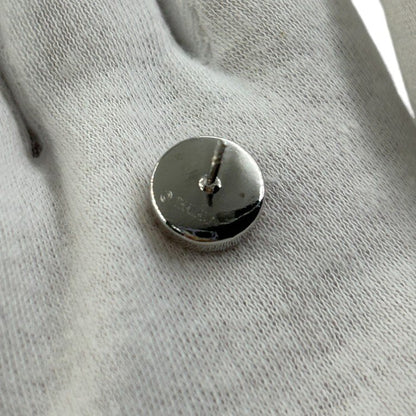 COACH コーチ ピアス ストーン スタッド シルバー/ブラック F54504 アクセサリー ブランド かわいい 中古 W1