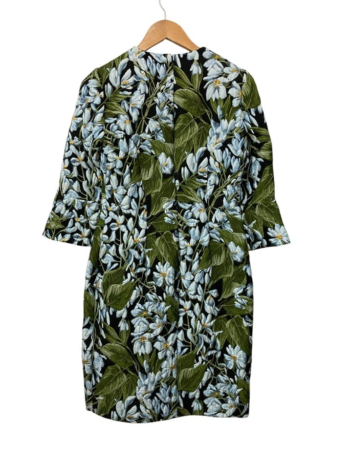 Blumarine ブルマリン 花柄 フレアスリーブ ワンピース サイズ IT40 レディース 中古 D4