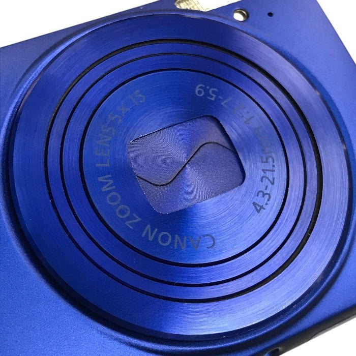 Canon デジタルカメラ ブルー 光学5倍ズーム 広角24mm Wi-Fi対応 キャノン SDカード IXY420F(BL) 中古 T1