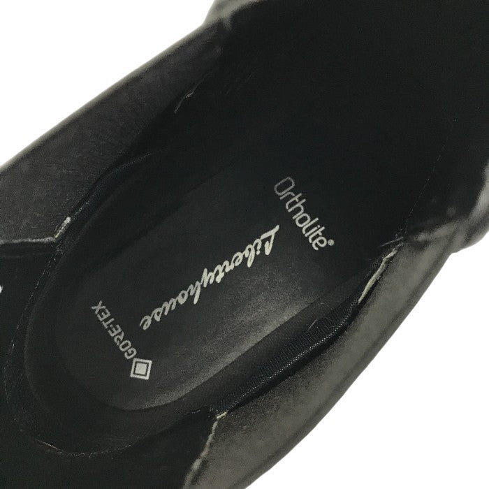 Libertyhouse リバティハウス サイドゴア ブーツ メンズ GORE-TEX 透湿 防水 リバティーハウス レザー ブラック 25cm LHO-703 中古 T1