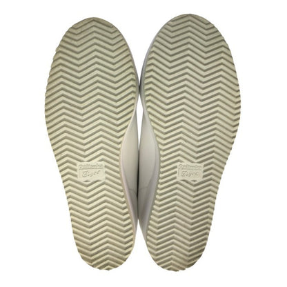 Onitsuka Tiger オニツカタイガー DELEGATION CHUNK W スニーカー レディース レザー 厚底 ロゴ ベルクロ ホワイト 23.5cm 1182A207 中古 T1
