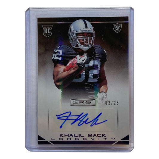 PANINI NFLカード ROOKIES AND STARS KHALIL MACK RAIDERS 02/25 #158 中古 IT2