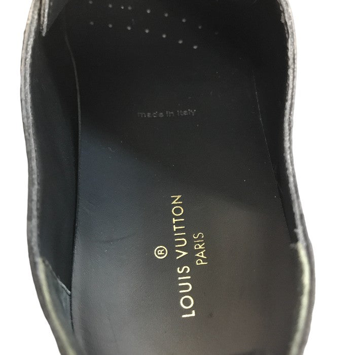 LOUIS VUITTON ルイヴィトン マッチアップ スニーカー メンズ ローカット レースアップ モノグラム エクリプス ブラック 8 (約26.5cm) 中古 T1