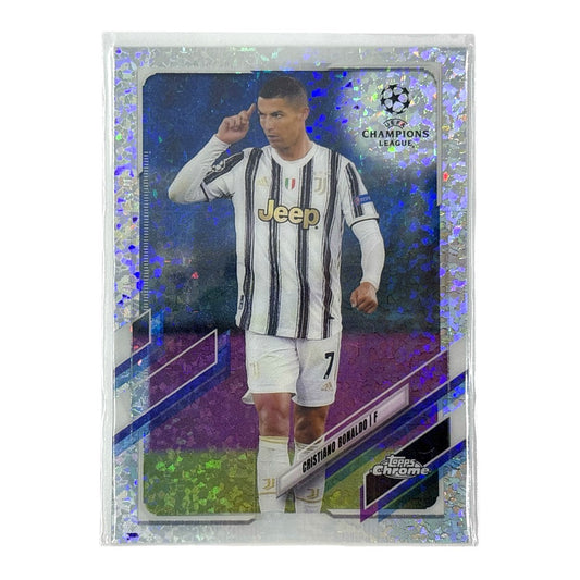 TOPPS サッカーカード CHROME CRISTIANO RONALDO JUVENTUS #100 中古 IT1