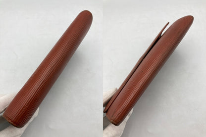 LOUIS VUITTON ルイヴィトン エピ ポシェットポルトモネクレディ M63573 ケニアブラウン 中古 D4