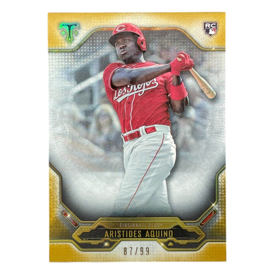 TOPPS MLBカード TRIPLE THREADS ARISTIDES AQUINO CINCINNATI REDS /99 #29 中古 IT2