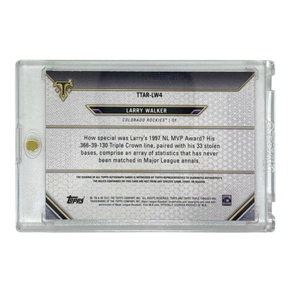 TOPPS MLBカード TRIPLE THREADS LARRY WALKER COLORADO ROCKIES /9 #TTAR-LW4 中古 IT1