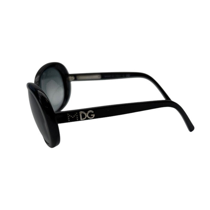 DOLCE&GABBANA ドルチェ＆ガッバーナ サングラス レディース マドンナモデル MDG プラスチック 樹脂 ブラック DG4096 中古 W1