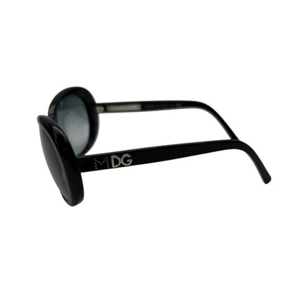 DOLCE&GABBANA ドルチェ＆ガッバーナ サングラス レディース マドンナモデル MDG プラスチック 樹脂 ブラック DG4096 中古 W1