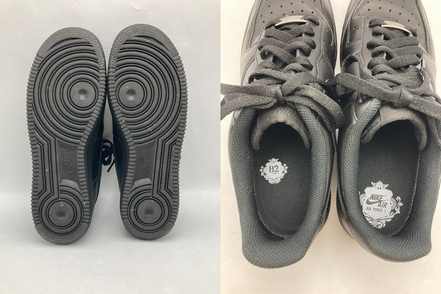 NIKE ナイキ エアフォース1 '07  ブラック/ブラック CW2288-001 サイズ27cm 中古 D4