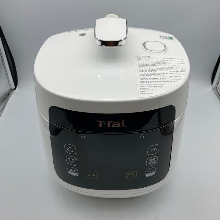 ティファール コンパクト電気圧力鍋 ラクラ・クッカー ホワイト CY3511JP T-fal マルチクッカー 1台12役 時短 タイパ 中古 R1