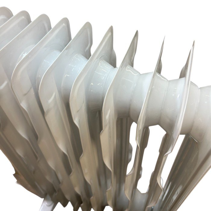 Electrolux エレクトロラックス オイルヒーター COMFORTHEAT 700 北欧デザイン ホワイトネイビー EO12D103C0 暖房器具 家電 ヒーター 中古 W４