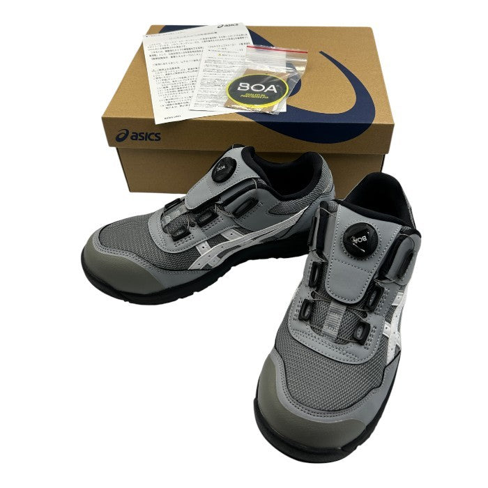 アシックス ワーキング 安全靴 作業靴 ウィンジョブ CP209 BOA JSAA A種先芯 耐滑ソール シートロック/ホワイト 24.5 cm 3E ASICS 靴 シューズ レディース メンズ 中古 W1