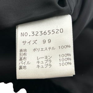 芽風 メフウ センソユニコ ロング コート 32365520 サイズ99 ブラック アウター レディース おしゃれ 秋 冬 中古 W４