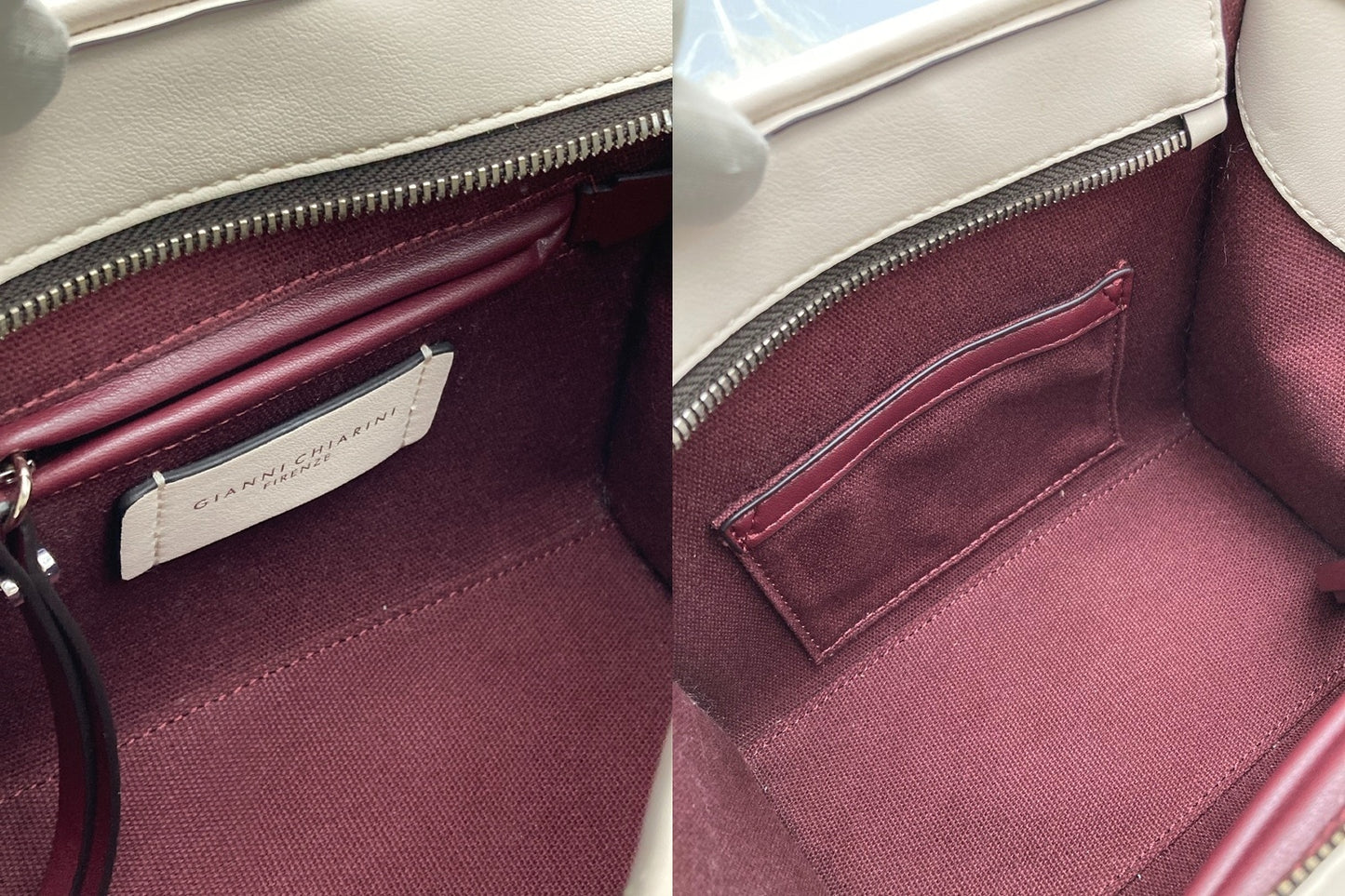 GIANNI CHIARINI ジャンニキアリーニ ミス マルチェッラ エコファー 2WAY ショルダーバッグ 中古 D4