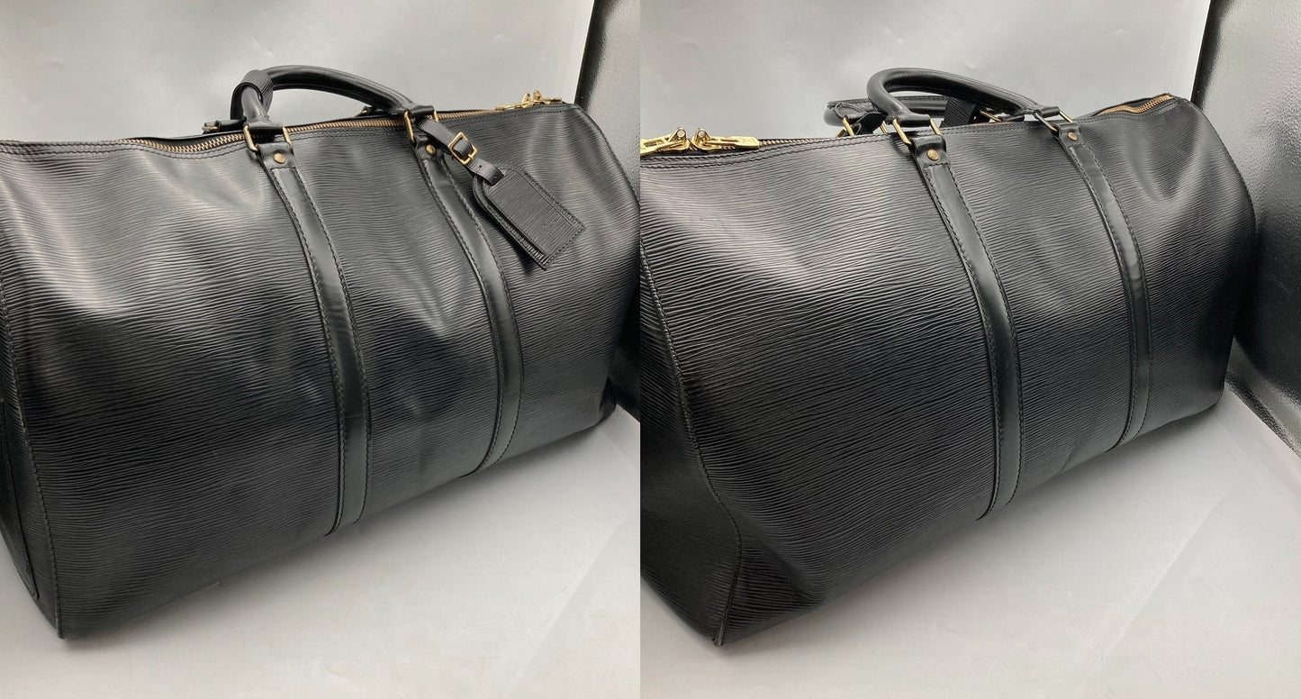LOUIS VUITTON ルイヴィトン エピ キーポル50 M42962 ノワール 中古 D4
