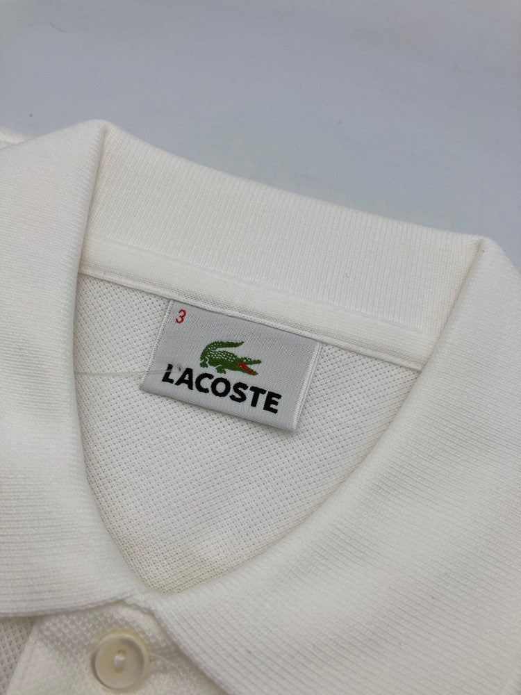 LACOSTE ラコステ 半袖 ポロシャツ L1212Y サイズ3 ホワイト 中古 D4