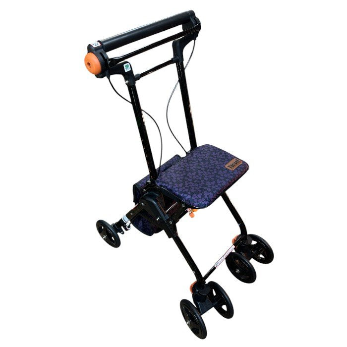 幸和製作所 TacaoF テイコブナノン シルバーカー CPS03 プラムパープル コンパクト 折りたたみ 高齢者 ブレーキ 中古 W４