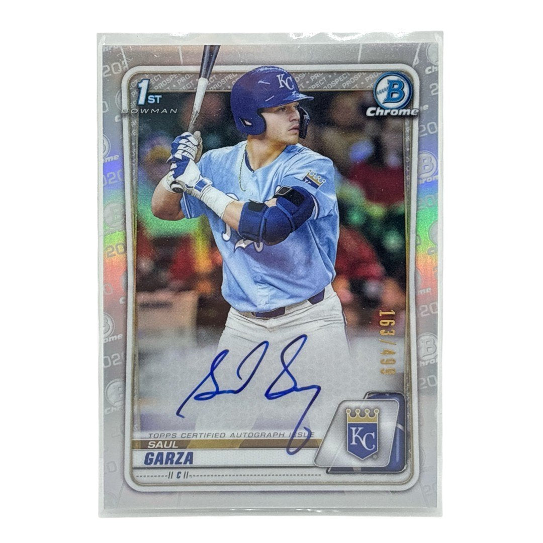 TOPPS MLBカード BOWMAN CHROME 1ST SAUL GARZA KANSAS CITY ROYALS /499 #CDA-SG 中古 IT1