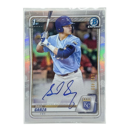TOPPS MLBカード BOWMAN CHROME 1ST SAUL GARZA KANSAS CITY ROYALS /499 #CDA-SG 中古 IT1