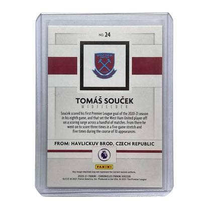 PANINI サッカーカード CHRONICLES PANINI TOMAS SOUCEK WEST HAM INITED 19/23 #24 中古 IT2