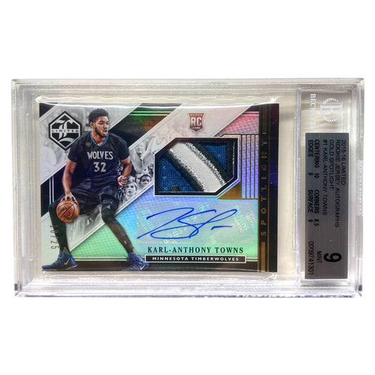 PANINI NBAカード LIMITED KARL-ANTHONY TOWNS TIMBERWOLVES 16/25 #RJA-KT 中古 IT2