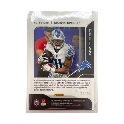 PANINI NFLカード OBSIDIAN LIGHTNING STRIKE MARVIN JONES JR. DETROIT LIONS 22/25 #LS-MJO 中古 IT1
