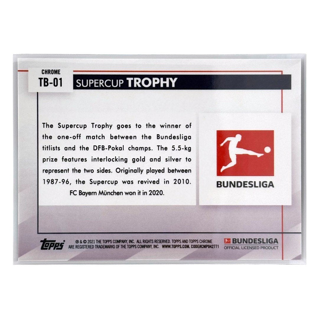 TOPPS サッカーカード CHROME SUPERCUP TROPHY BUNDESLIGA #TB-01 中古 IT1